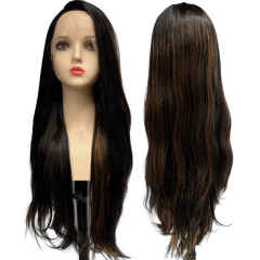 Peruca front lace HD orgânica lisa longa comprida premium - loja online