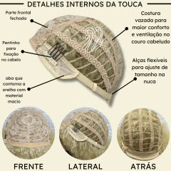 Peruca black power cacheada crespa orgânica volumosa cores - comprar online