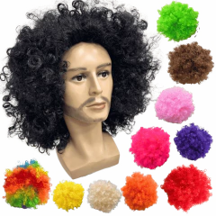 Peruca black power super volumosa varias cores cosplay