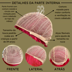 Peruca curta repicada lisa media cosplay personagem anime na internet