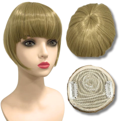 Prótese capilar feminino topo de tic-tac fibra orgânica - Perucas & Laces LIONSWIG