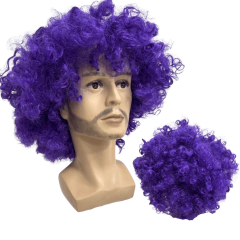 Peruca black power super volumosa varias cores cosplay - loja online