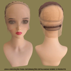 Touca Full Lace HD para confecção de perucas ajustável cap - comprar online