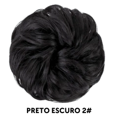 Aplique de Coque Grego Xuxinha Poupa Rabo Volume Orgânico - Perucas & Laces LIONSWIG