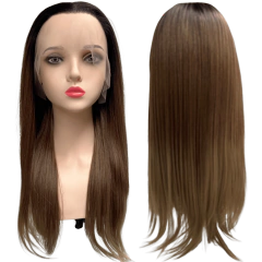 Peruca front lace HD orgânica 13x2 lisa super natural 60cm - comprar online