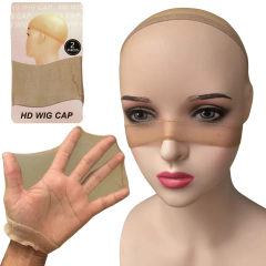 2 Toucas HD Wig Cap invisível Lace front Peruca transparente - Perucas & Laces LIONSWIG