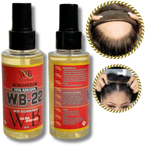 Removedor Fita Adesiva Mega Hair Wb-22 Ação Rápida 120ml