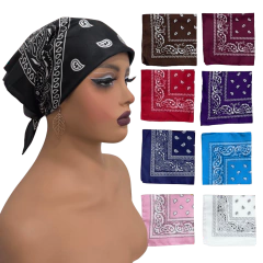 Bandana lenço de pescoço faixa de cabel máscara poliéster