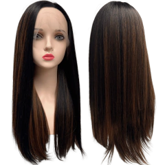 Peruca front lace HD orgânica 13x2 lisa super natural 60cm - loja online