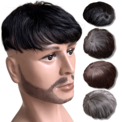 Prótese capilar masculina Topo cabeça Tic-tac 17x17 orgânica - loja online