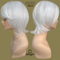 Peruca curta repicada lisa media cosplay personagem anime - Perucas & Laces LIONSWIG