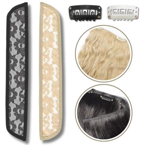 Tela para confecção de Tic-Tac Acabamento Renda Lace Peruca