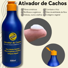 Creme Ativador de Cachos Para Perucas Laces Orgânicas 500Ml - comprar online