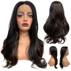 Peruca front lace hd fibra orgânica premium super natural - comprar online