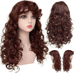 Imagem do Peruca encaracolada ondulada cacheada com franja orgânica