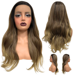 Peruca front lace hd fibra orgânica premium super natural - comprar online