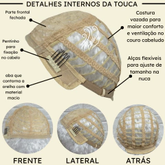 Peruca black power cacheada crespa orgânica volumosa cores - loja online