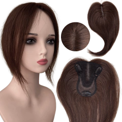 Prótese capilar humana HD Lace topo com tic-tac prendedores - Perucas & Laces LIONSWIG