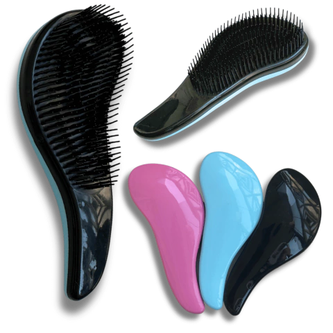 Escova Mágica com Cabo para Desembaraçar Cabelos Colorida