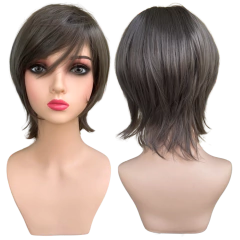 Imagem do Peruca curta repicada lisa media cosplay personagem anime