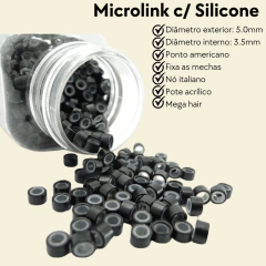 Microlink Revestido Com Silicone Mega hair para cabelos - comprar online