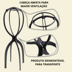 Suporte para peruca lace prótese chapéu plástico desmontável na internet