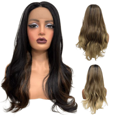 Peruca front lace hd fibra orgânica premium super natural