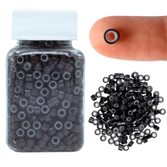 Microlink Revestido Com Silicone Mega hair para cabelos