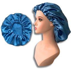 Touca de Cetim G com Ajuste Regulável Anfi-Frizz Banho - Perucas & Laces LIONSWIG