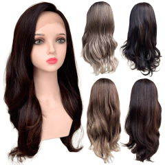 Peruca front lace hd fibra orgânica premium super natural - comprar online