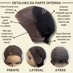 Peruca front lace HD orgânica futura longa grande comprida - Perucas & Laces LIONSWIG