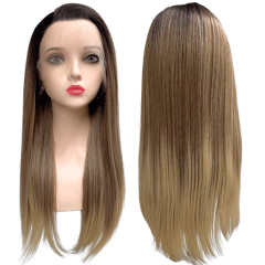 Peruca front lace HD orgânica 13x2 lisa super natural 60cm - loja online