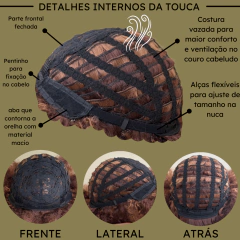 Peruca Crespa Cacheada Black Power Volumosa Orgânica Unissex - comprar online