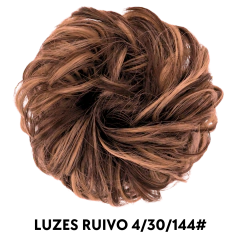 Imagem do Aplique de Coque Grego Xuxinha Poupa Rabo Volume Orgânico