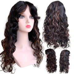 Imagem do Peruca encaracolada ondulada cacheada com franja orgânica