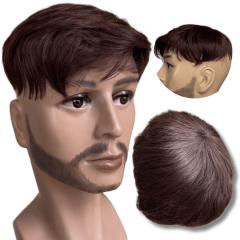 Prótese capilar masculina Topo cabeça Tic-tac 17x17 orgânica - comprar online