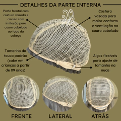 Peruca curta repicada lisa media cosplay personagem anime na internet