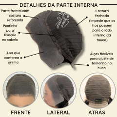 Front lace humana peruca curta bob 35cm preta natural ronnie na internet