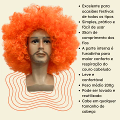 Imagem do Peruca black power super volumosa varias cores cosplay