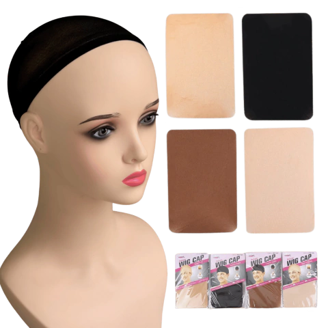 2 toucas wig cap para perucas front lace rede par cabelo