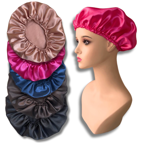 Touca de Cetim P com Ajuste Regulável Anfi-Frizz Banho