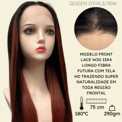 Peruca front lace HD orgânica futura longa grande comprida na internet