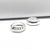 Brinco argola redonda abaulada detalhe de flor 7mm prata prata 925 - Elegancy Pratas