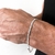 Pulseira elo duplo 3mm prata 925 maciça - Elegancy Pratas