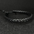 Pulseira ajustável de courino