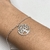 Pulseira laser pendurada 1 árvore da vida pequena prata 925 legítima - loja online