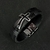 Pulseira cruz torta couro legítimo