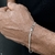 Pulseira elo duplo 2,5mm prata 925 maciça - comprar online