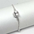 Pulseira de berloques fina 1,9mm tambor cravejado prata prata 925 - Elegancy Pratas