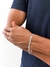 Pulseira grumet escamada 6mm prata 925 maciça - comprar online